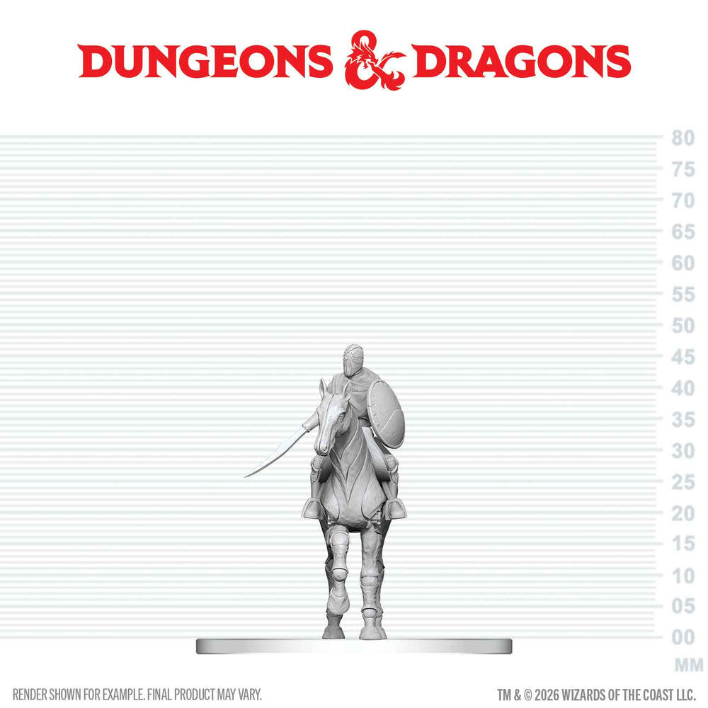 D&D Mini (W29): Nimblewright Steed with Rider