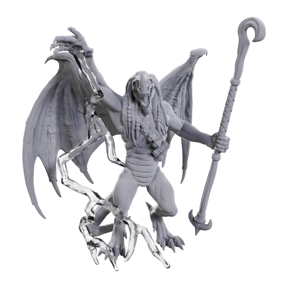 D&D Mini (WV24) Blue Abishai