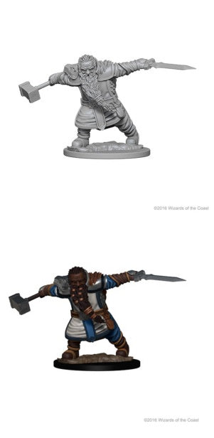 D&D Mini (W1): Male Dwarf Fighter