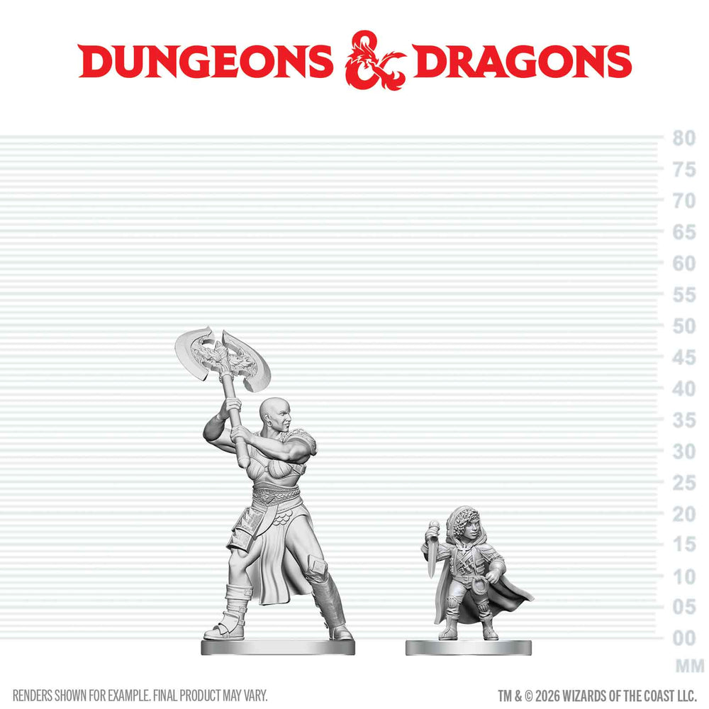 D&D Mini (W29): Goliath Barbarian & Halfling Rogue