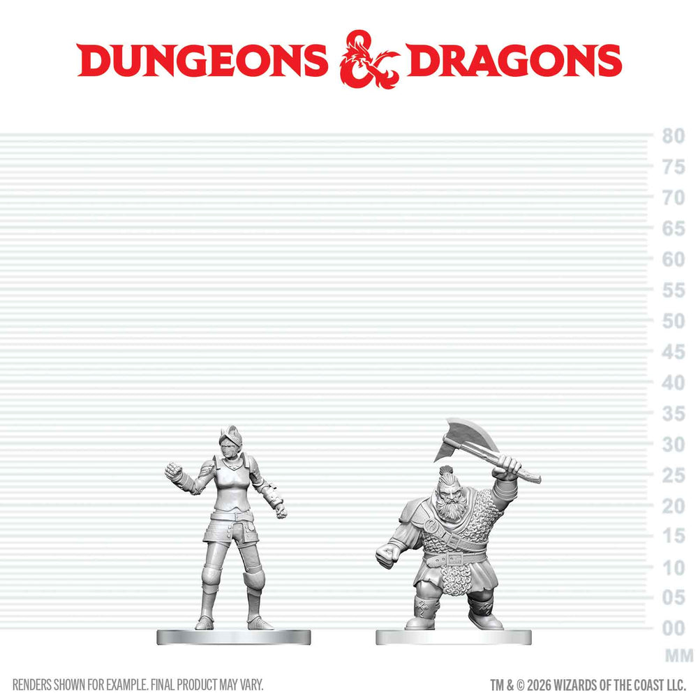 D&D Mini (W29): Cultist of Bane & Dwarf Zhentilar Soldier