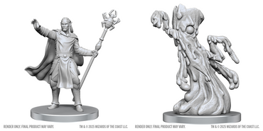 D&D Mini (W28): Drow Mage & Yochlol