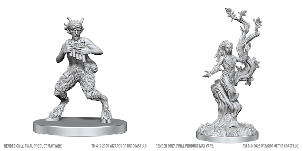 D&D Mini (W28): Satyr & Dryad