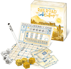 Railroad Ink Challenge: Shining Yellow Edition