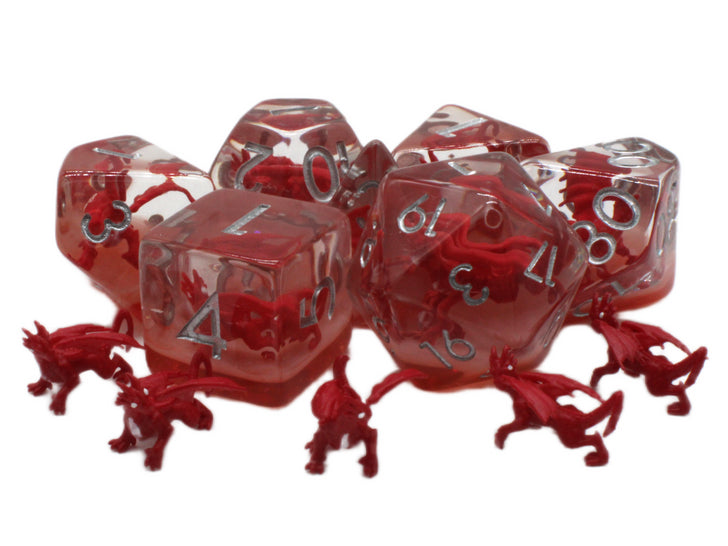 RPG Dice Set: Infused - Red Dragon