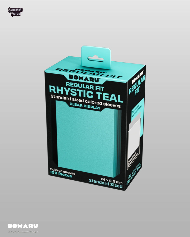 Gatherers Tavern Domaru Sleeves - Rhystic Teal