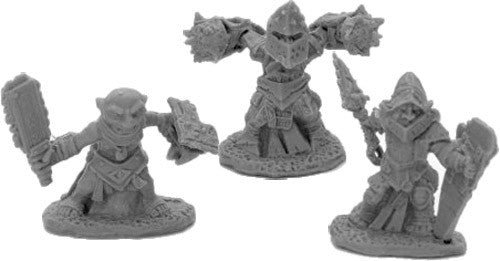 Bones Black: Bloodstone Gnome Warriors (3)