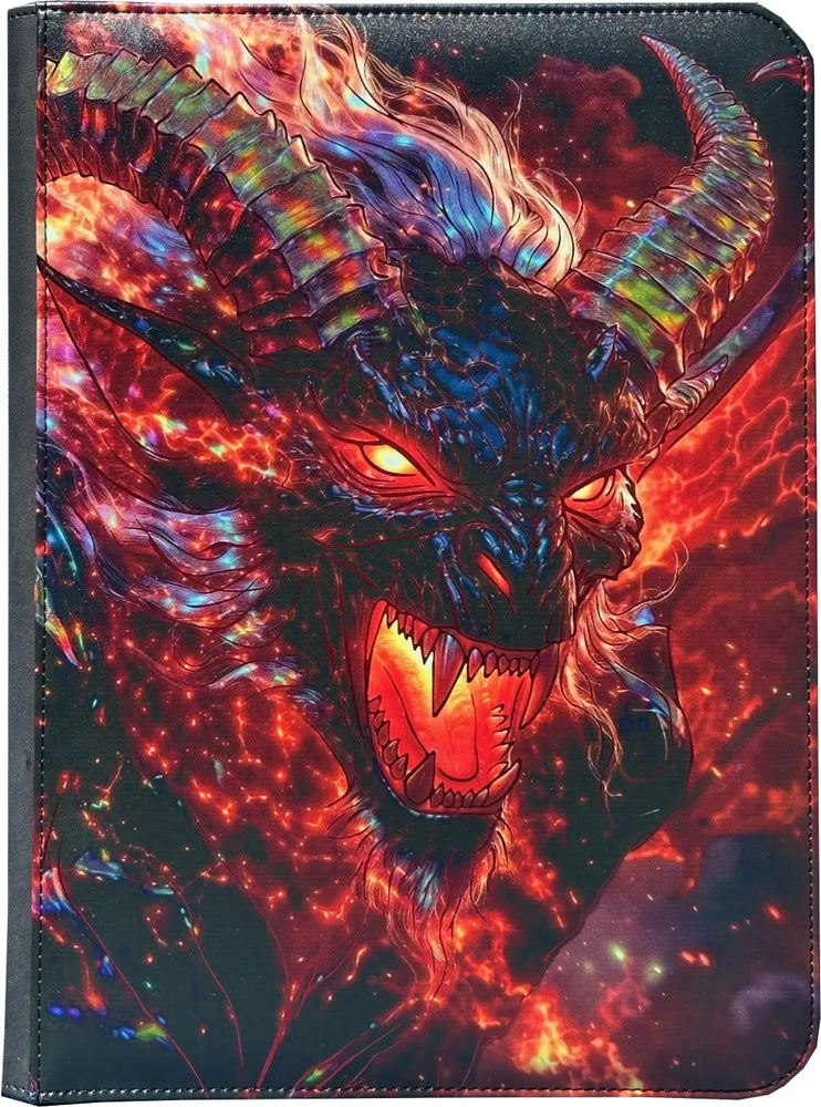Maggot Labs Zippered Binder (9-Pocket): Shadow and Flame