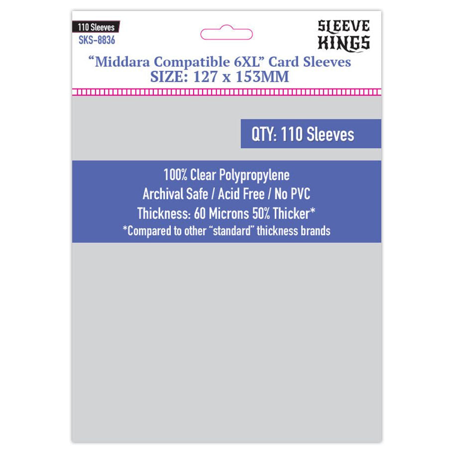 Deck Protector: Middara Compatible 6XL 127 x 153mm (110)