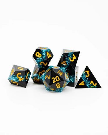 Sharp Edge RPG Dice Set: Dark as Erebus
