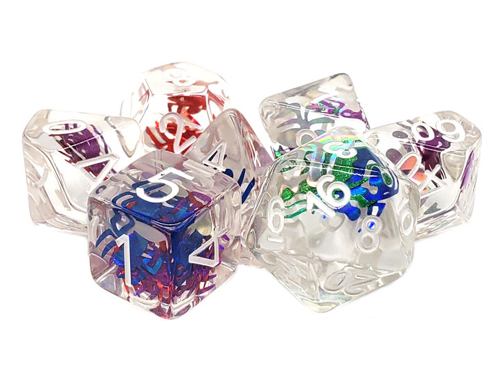 RPG Dice Set: Animal Kingdom - Colorful Spider