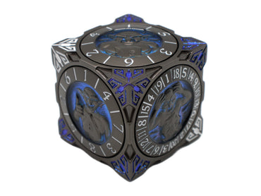 7-in-1 Dice Spinner: Dice Goblin - Matte Black & Blue
