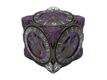 7-in-1 Dice Spinner: Dice Goblin - Matte Black & Purple