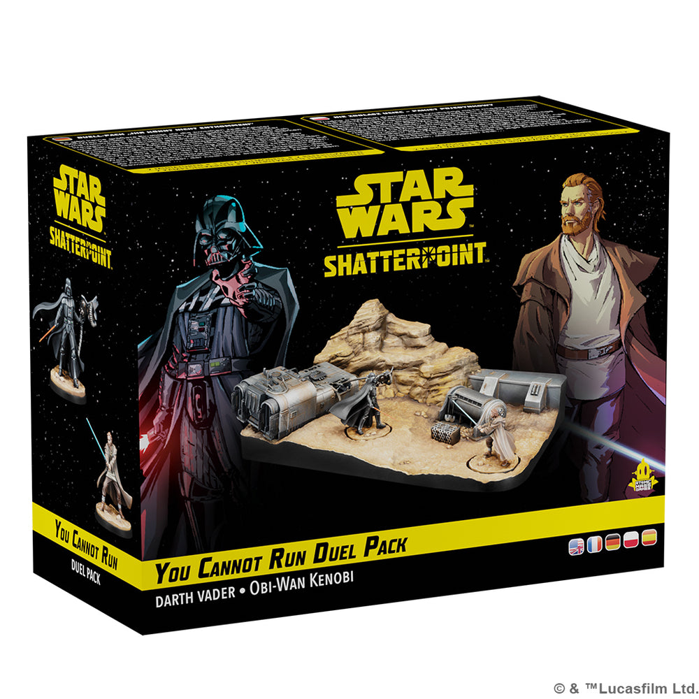 Star Wars Shatterpoint: You Cannot Run - Darth Vader & Obi-Wan Kenobi Duel Pack