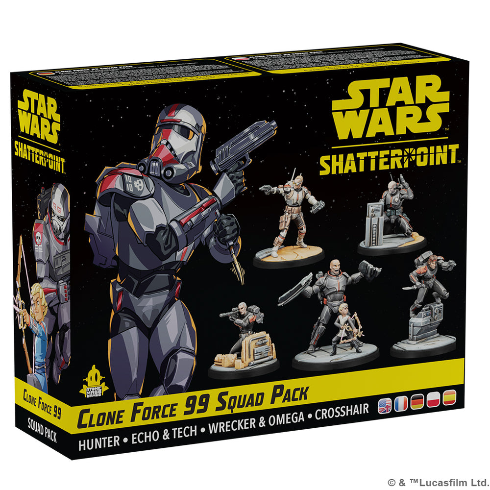 Star Wars Shatterpoint: Clone Force 99 - Hunter Squad Pack
