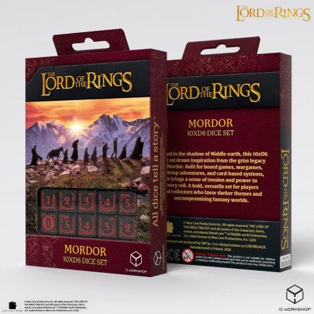 The Lord Of The Rings: Mordor 10XD6 Dice Set
