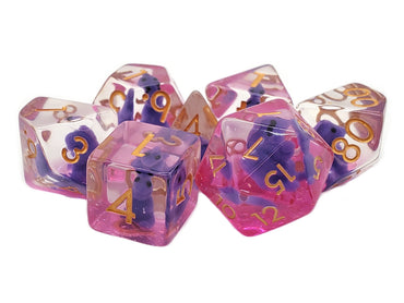 RPG Dice Set: Animal Kingdom - Purple Baby T-Rex