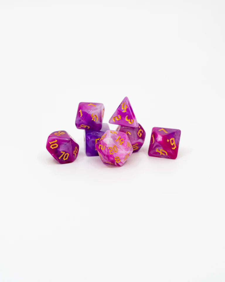 Acrylic RPG Dice Set: Augury