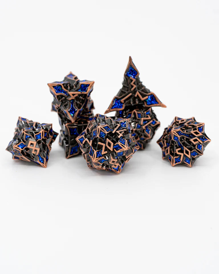 Metal RPG Dice Set: Shrine