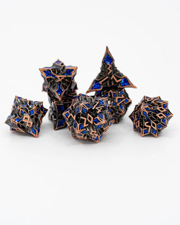 Metal RPG Dice Set: Shrine