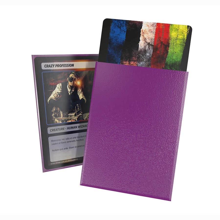 Cortex Sleeves: Standard Size Matte - Purple (100)