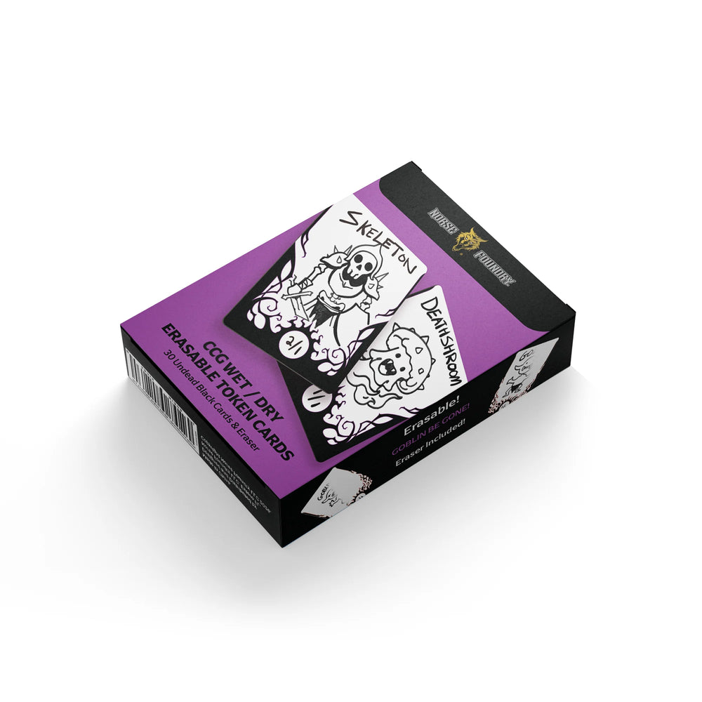 Wet/Dry Erasable Tokens: Undead Black