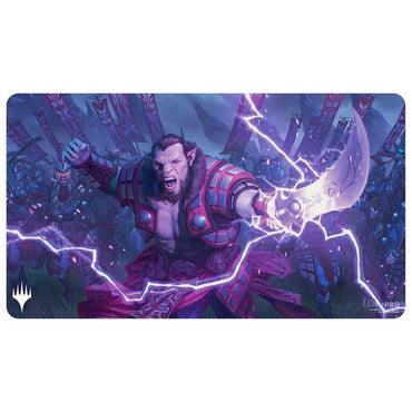 Tarkir: Dragonstorm Playmat - Zurgo Stormrender