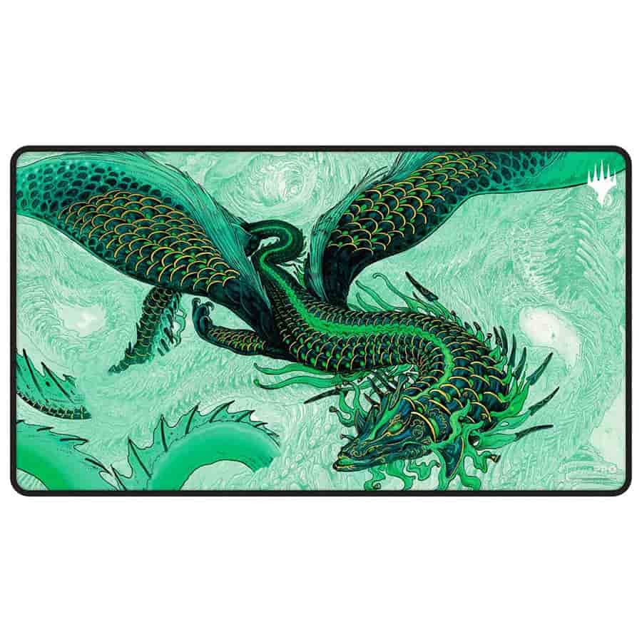 Tarkir: Dragonstorm Playmat - Teval, Arbiter of Virtue