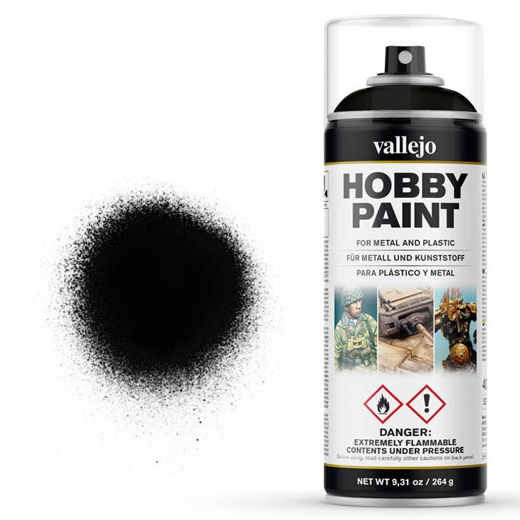 Vallejo Hobby Spray: Black Primer