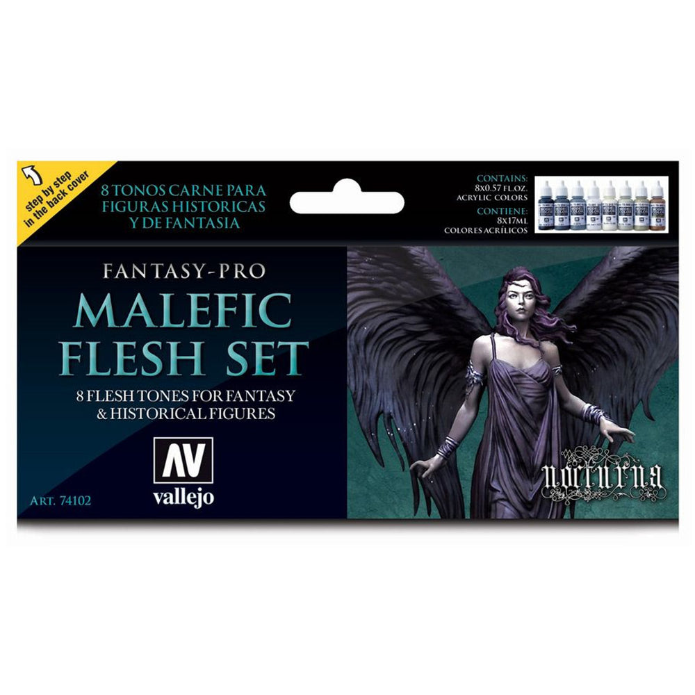 Fantasy Pro: Malefic Flesh Paint Set