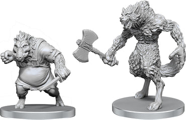 Pathfinder Mini (W26): Werewolf & Wereboar