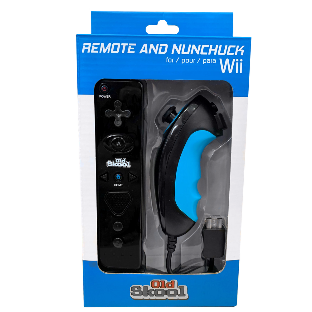 Old Skool Wii Remote & Nunchuck