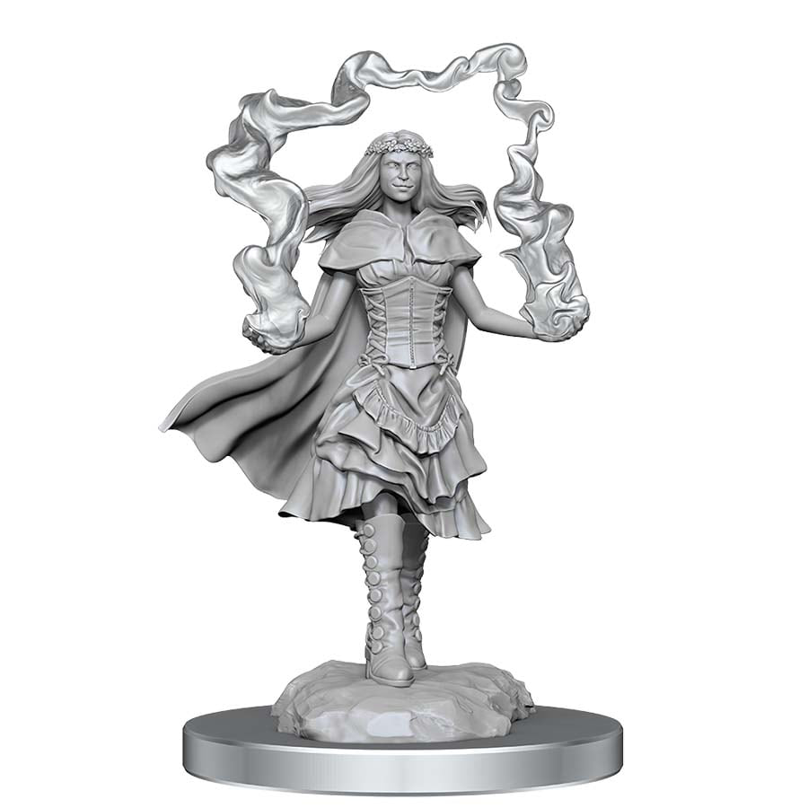 D&D Mini (W21): Dark Spellcaster & Flameskulls