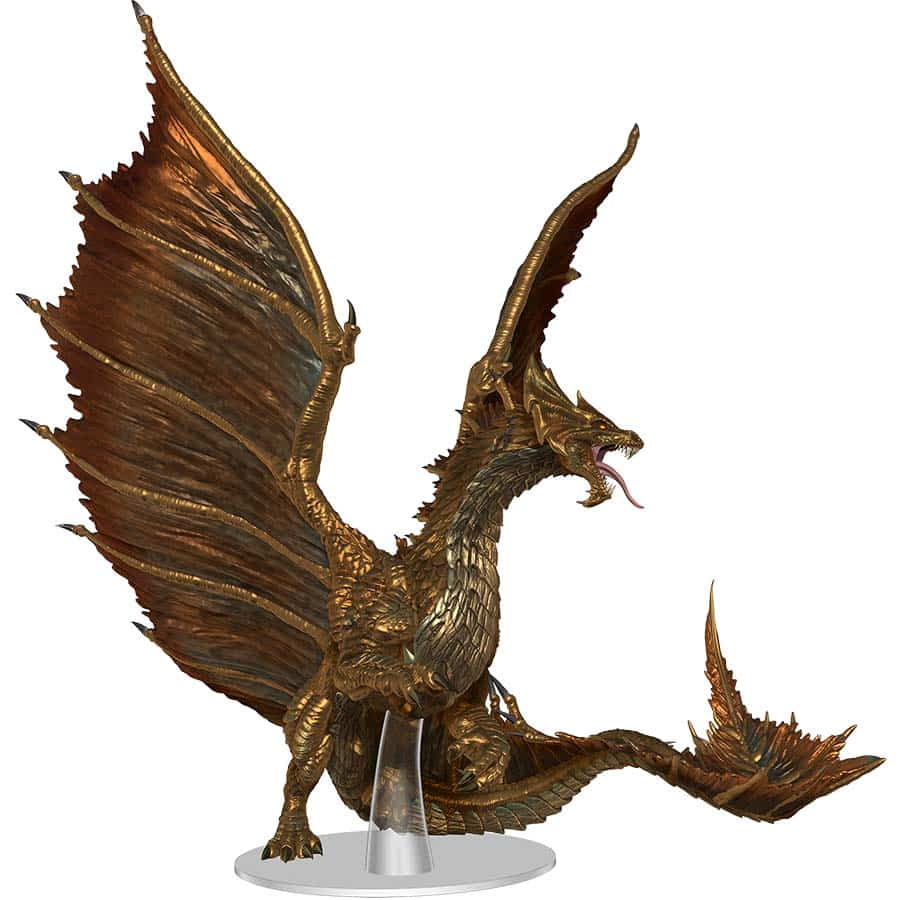 Adult Brass Dragon Mini (Painted)