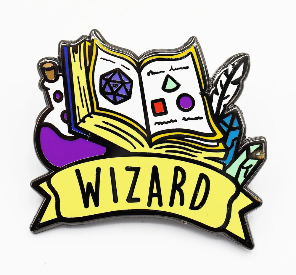 Enamel Pin: Wizard Class Banner