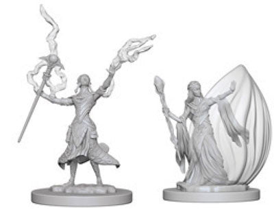 D&D Mini (W03): Female Elf Wizard