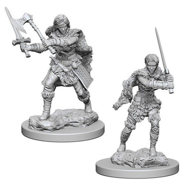 D&D Mini: Human Female Barbarians