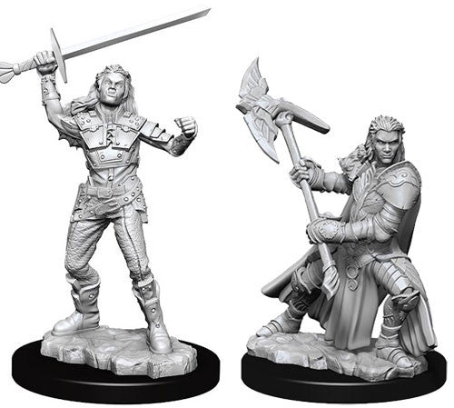 D&D Minis: Female Half-Orc Fighter (W7)