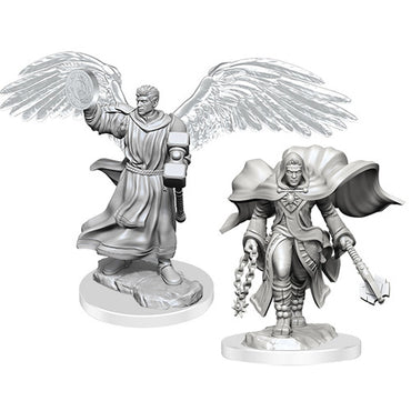D&D Mini (W20): Male Aasimar Cleric