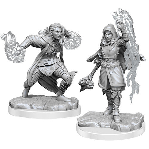 D&D Mini (W20): Half Elf Warlock