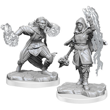 D&D Mini (W20): Half Elf Warlock