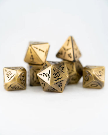 Metal RPG Dice Set: Champion