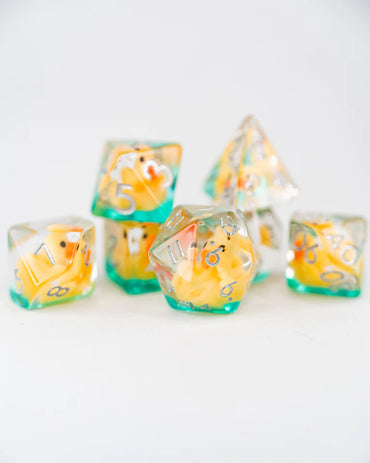 Inclusion RPG Dice Set: Rubber Ducky