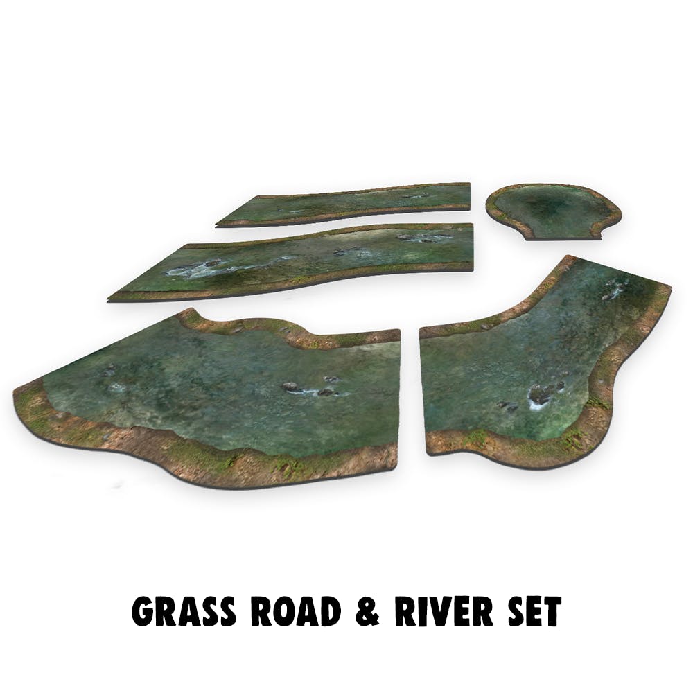 Grass Road & River Set