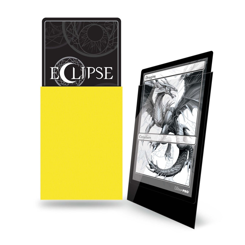 Ultra Pro Sleeves: Lemon Yellow - Eclipse Gloss (100ct)