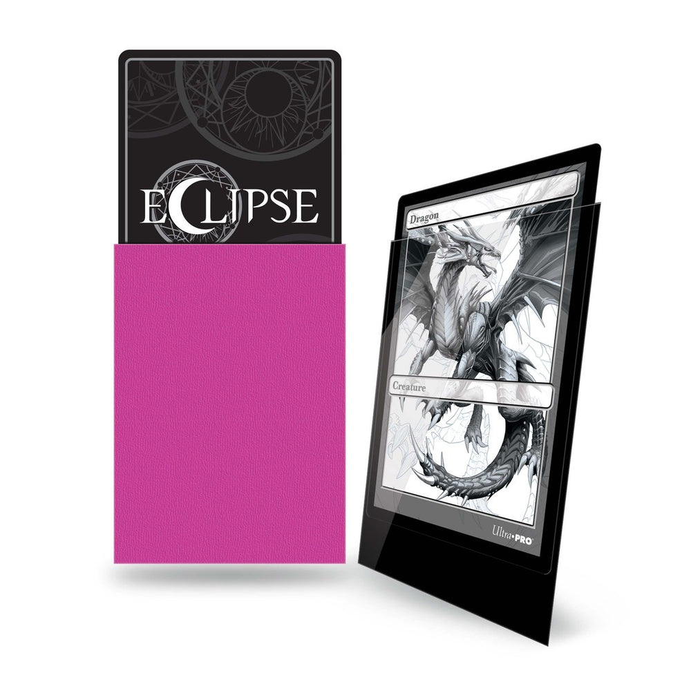 Ultra Pro Sleeves: Hot Pink - Eclipse Gloss (100ct)