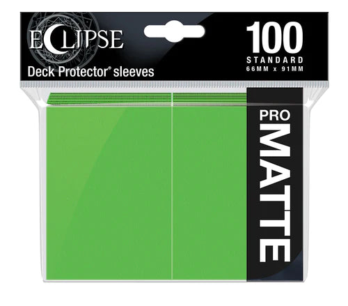 Ultra Pro Sleeves: Lime Green - Eclipse Matte (100ct)