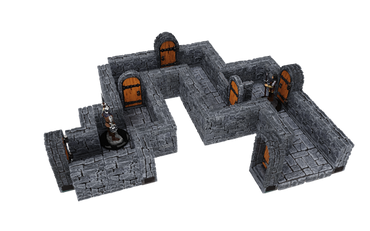 Warlock Tiles: Dungeon Tiles - 1" Straight Walls Expansion