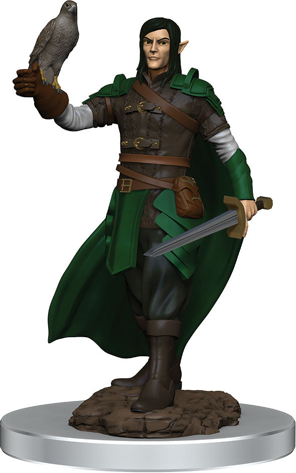 D&D Painted Mini (W07): Male Elf Ranger