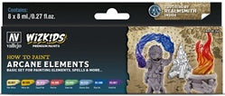Vallejo-Wizkids Paints Set: Arcane Elements